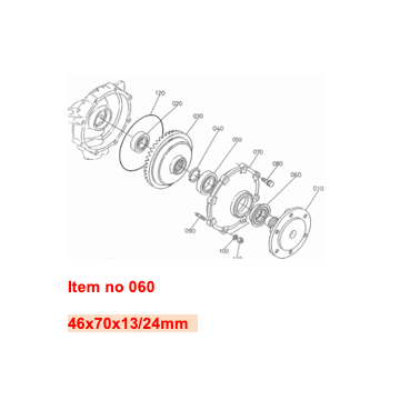 Dichtring Hinterachs 4WD Kubota GL-, L1-, L2-, L-, M-Types